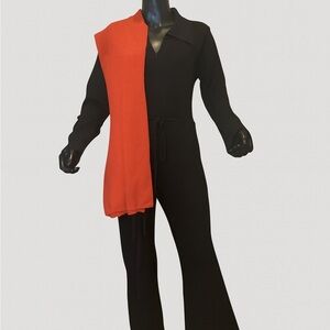 Bar III Classic Black Jumpsuits (2 for 1 in orange and black)